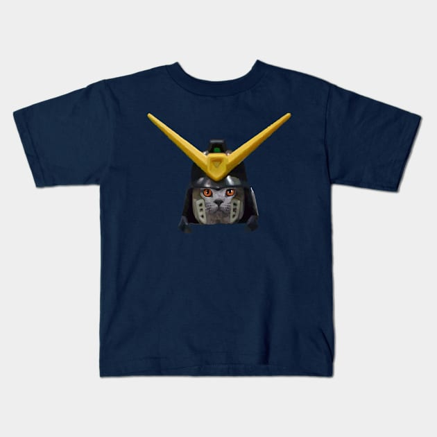 Spemeow Gundam Kids T-Shirt by Bajingseng